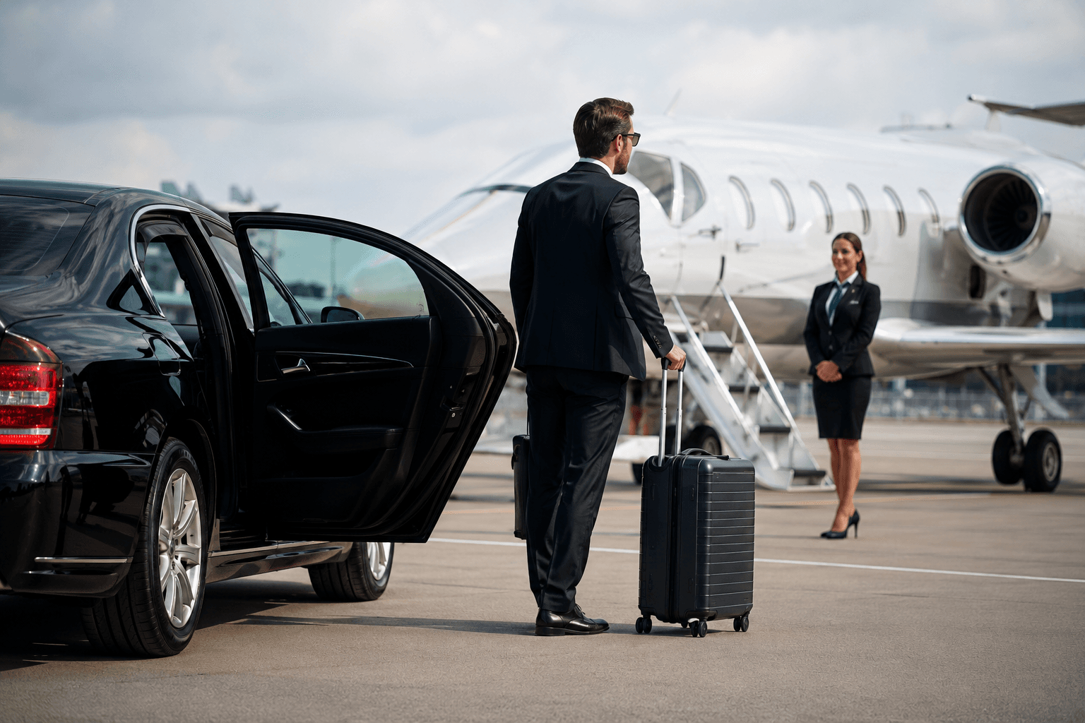 Paysage luxembourgeois et service de transfert taxi premium Bruxelles vers Luxembourg