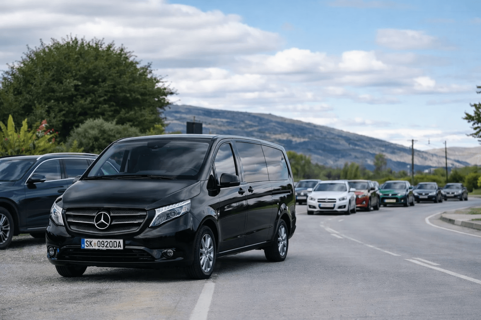 Monospace Mercedes-Benz Classe V pour les taxis à Amsterdam