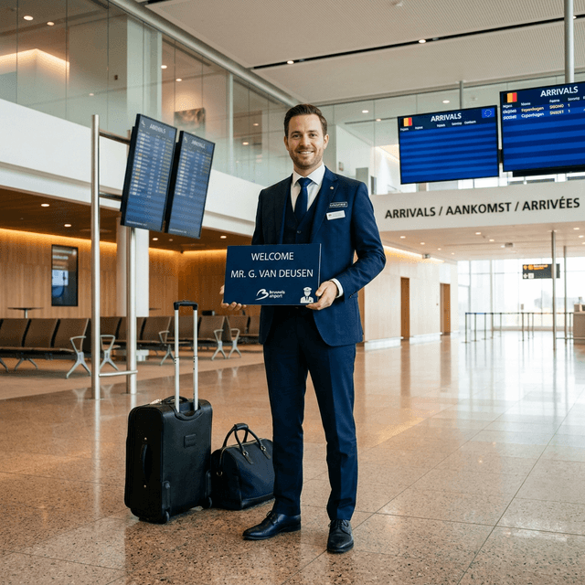 Service de taxi aéroport urbain professionnel à Bruxelles